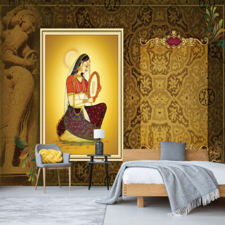 Indian Art Ragini Wallpaper 2