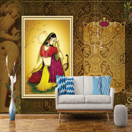 Indian Art Ragini Wallpaper 3